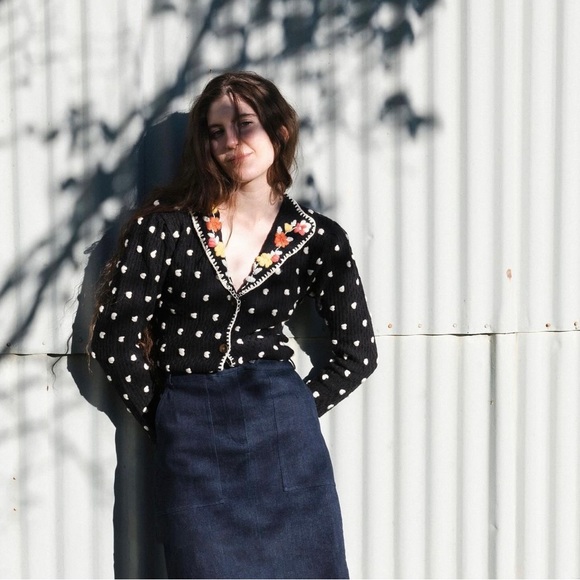 TACH CLOTHING FARAH HAND KNITTED WOOL CARDIGAN - Picture 11 of 14